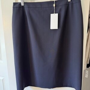 Hugo Boss Navy Pencil Skirt
